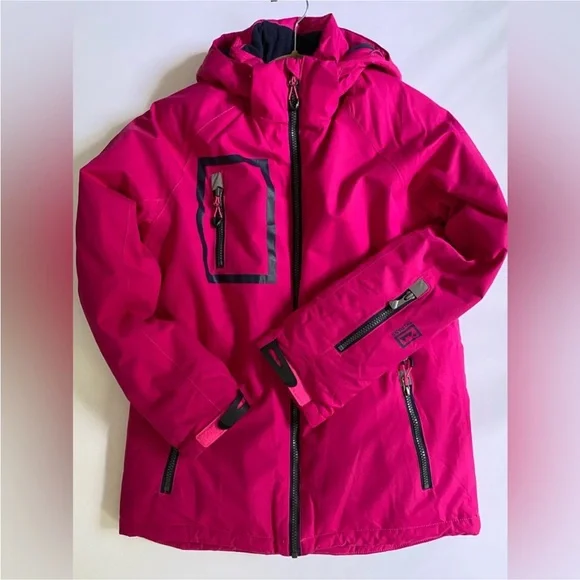 PHIBEE Girl’s Coat Winter Sportswear Snowboard Ski Jacket Pink New size 14 - Picture 9 of 16